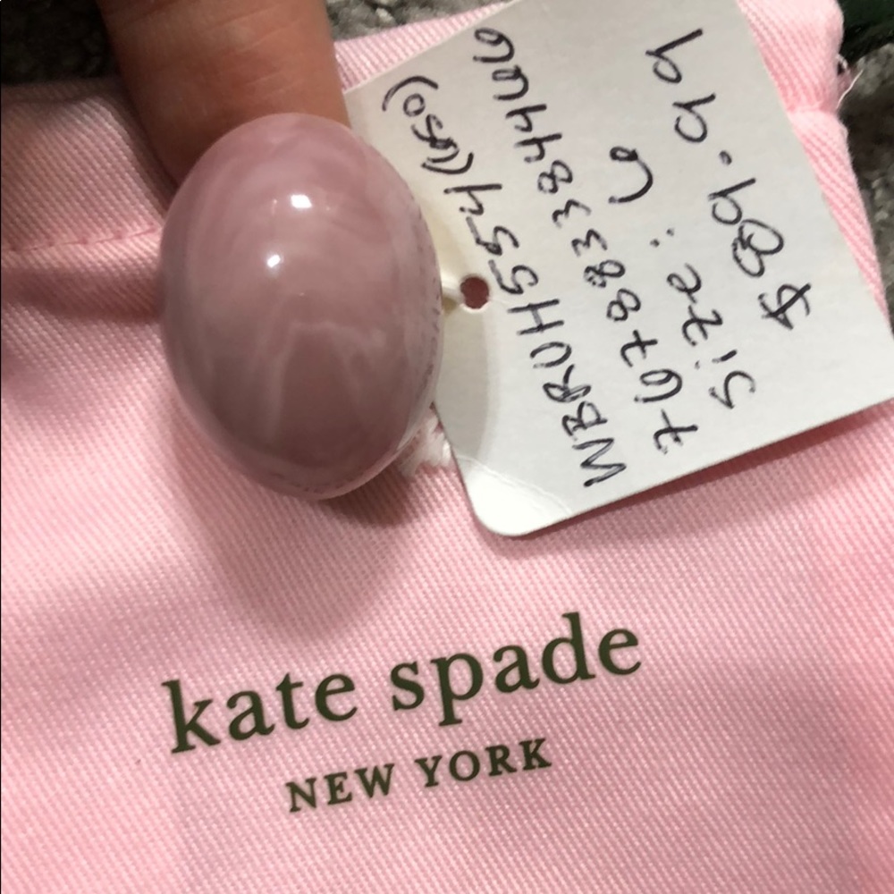 New Kate Spade Mood ring blush size 6